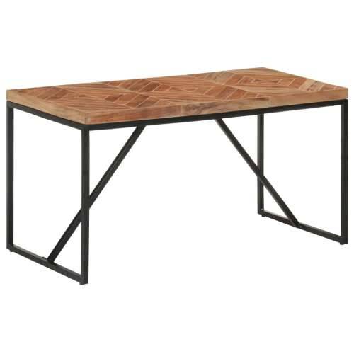 Blagovaonski stol 140 x 70 x 76 cm masivno drvo bagrema i manga - Crna 140 x 70 x 76 cm 1 Cijena