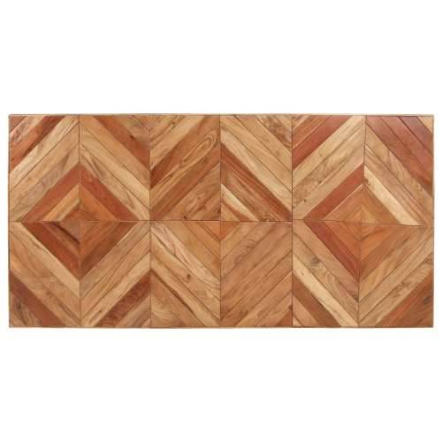 Blagovaonski stol 180 x 90 x 76 cm masivno drvo bagrema i manga - Crna 180 x 90 x 76 cm 1 Cijena
