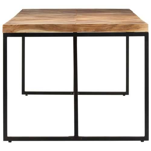 Blagovaonski stol 180 x 90 x 76 cm masivno drvo bagrema i manga - Crna 180 x 90 x 76 cm 1 Cijena