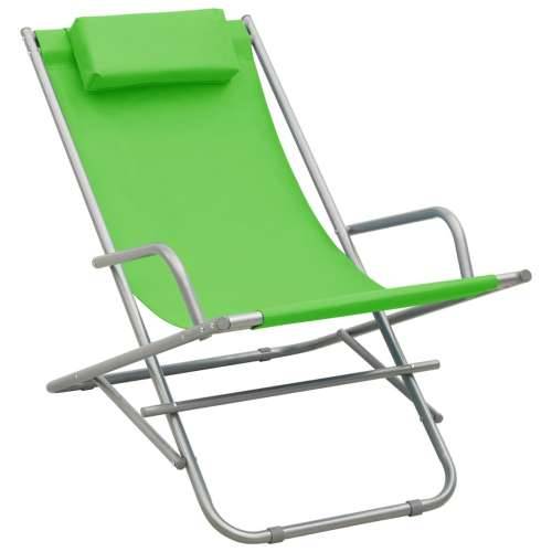 Stolice za ljuljanje 2 kom čelične zelene Cijena