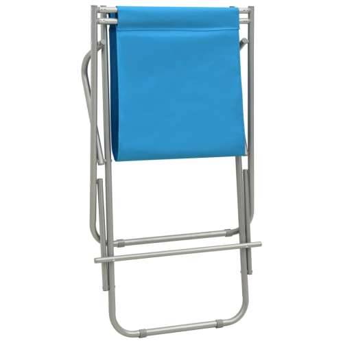 Stolice za ljuljanje 2 kom čelične plave Cijena