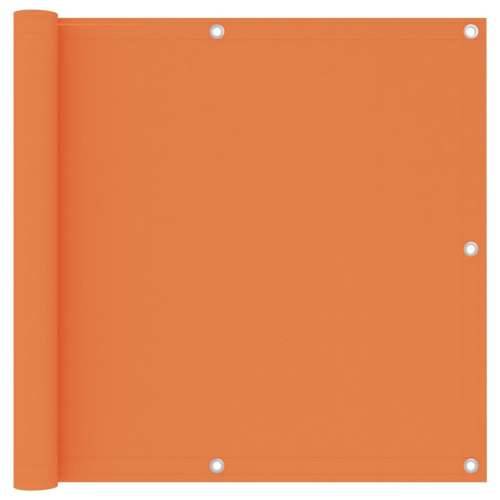 Balkonski zastor narančasti 90 x 500 cm od tkanine Oxford Cijena