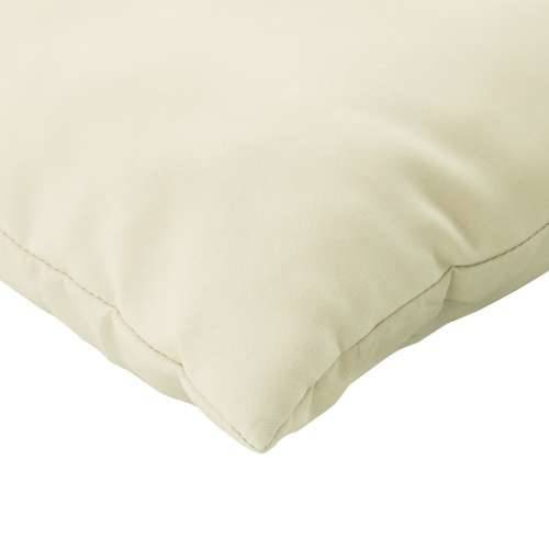 Ukrasni jastuci 4 kom krem 60 x 60 cm od tkanine Cijena