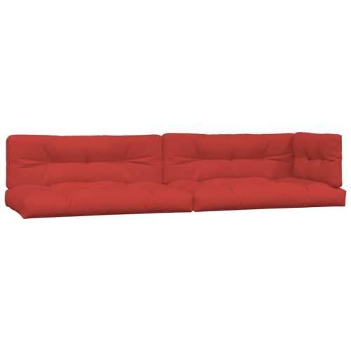 Jastuci za palete 5 kom crveni od tkanine Cijena