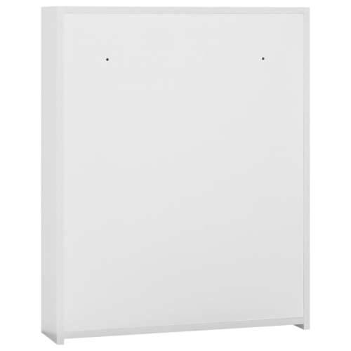 323607 Bathroom Mirror Cabinet White 60x15x75 cm MDF Cijena
