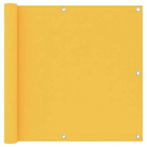 Balkonski zastor žuti 90 x 400 cm od tkanine Oxford Cijena