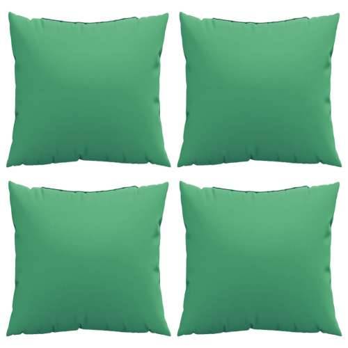 Ukrasni jastuci 4 kom zeleni 40 x 40 cm od tkanine Cijena