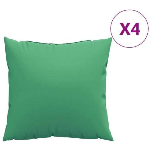 Ukrasni jastuci 4 kom zeleni 50 x 50 cm od tkanine Cijena