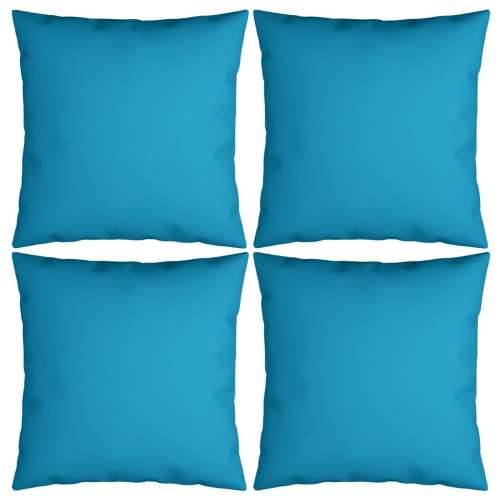 Ukrasni jastuci 4 kom kraljevsko plavi 50 x 50 cm od tkanine Cijena