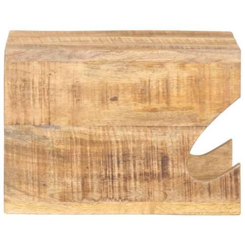 Zidni stalak za bicikl 35 x 25 x 25 cm masivno grubo drvo manga - 1 Grubo masivno drvo manga Cijena