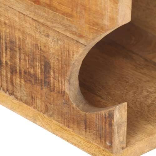 Zidni stalak za bicikl 35 x 25 x 25 cm masivno grubo drvo manga - 1 Grubo masivno drvo manga Cijena