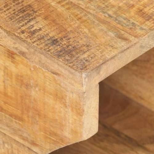 Zidni stalak za bicikl 35 x 25 x 25 cm masivno grubo drvo manga - 1 Grubo masivno drvo manga Cijena