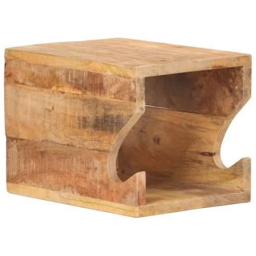 Zidni stalak za bicikl 35 x 25 x 25 cm masivno grubo drvo manga - 1 Grubo masivno drvo manga Cijena