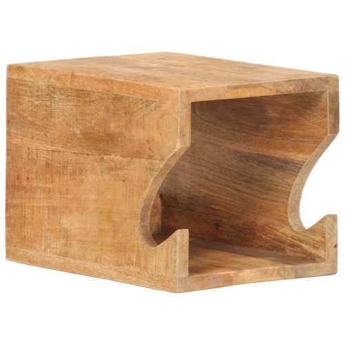 Zidni stalak za bicikl 35 x 25 x 25 cm masivno grubo drvo manga - 1 Grubo masivno drvo manga Cijena