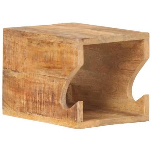 Zidni stalak za bicikl 35 x 25 x 25 cm masivno grubo drvo manga - 1 Grubo masivno drvo manga Cijena