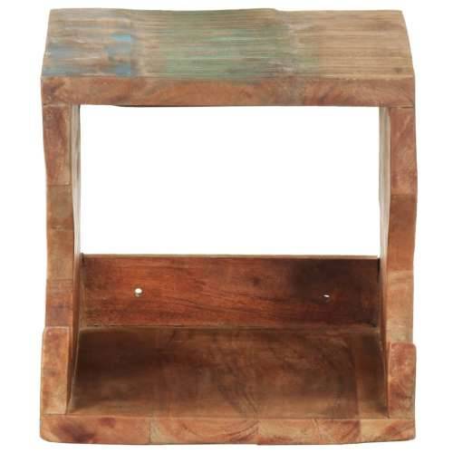 Zidni stalak za bicikl 35 x 25 x 25 cm masivno obnovljeno drvo - 1 masivno obnovljeno drvo Cijena
