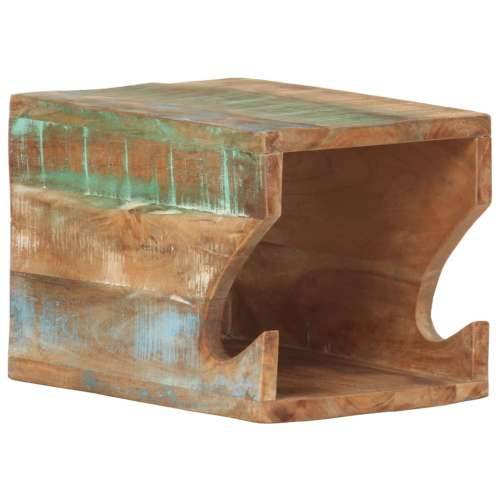 Zidni stalak za bicikl 35 x 25 x 25 cm masivno obnovljeno drvo - 1 masivno obnovljeno drvo Cijena
