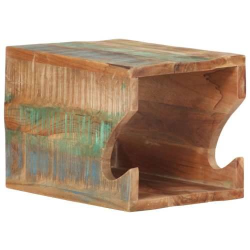 Zidni stalak za bicikl 35 x 25 x 25 cm masivno obnovljeno drvo - 1 masivno obnovljeno drvo Cijena