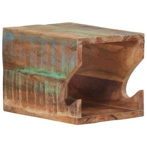 Zidni stalak za bicikl 35 x 25 x 25 cm masivno obnovljeno drvo - 1 masivno obnovljeno drvo Cijena