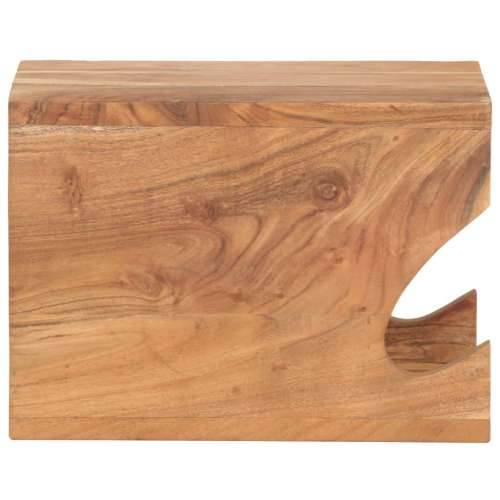 Zidni stalak za bicikl 35 x 25 x 25 cm masivno bagremovo drvo - 1 Masivno bagremovo drvo Cijena