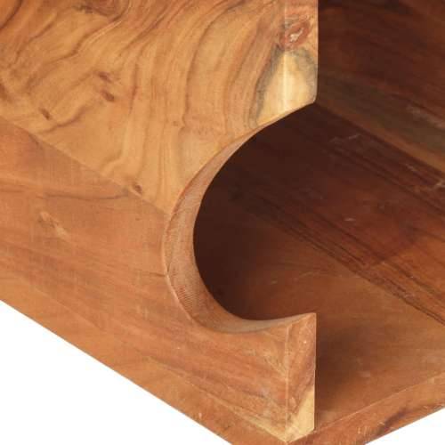 Zidni stalak za bicikl 35 x 25 x 25 cm masivno bagremovo drvo - 1 Masivno bagremovo drvo Cijena