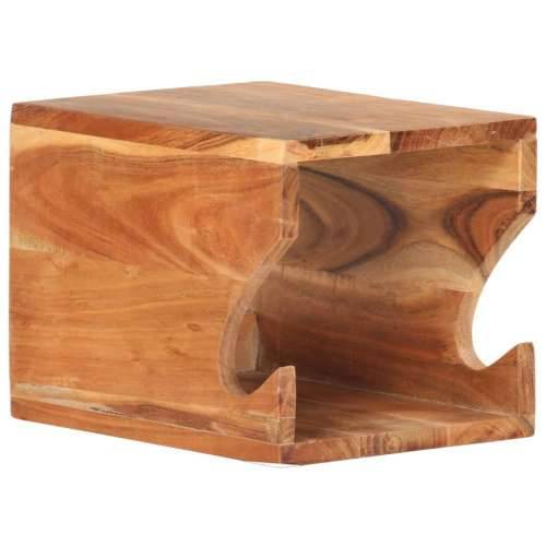 Zidni stalak za bicikl 35 x 25 x 25 cm masivno bagremovo drvo - 1 Masivno bagremovo drvo Cijena