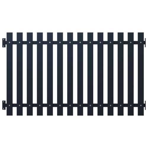 Panel za ogradu antracit 170,5 x 100 cm čelik obložen prahom - 170.5 x 100 cm 1 Cijena
