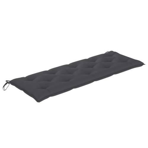Jastuk za vrtnu klupu antracit 150 x 50 x 7 cm od tkanine Cijena