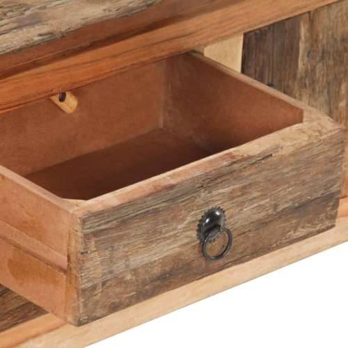 TV ormarić 120 x 30 x 40 cm masivno bagremovo i obnovljeno drvo Cijena