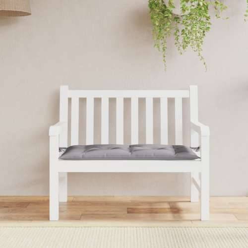 Jastuk za vrtnu klupu sivi 100 x 50 x 7 cm od tkanine Oxford Cijena