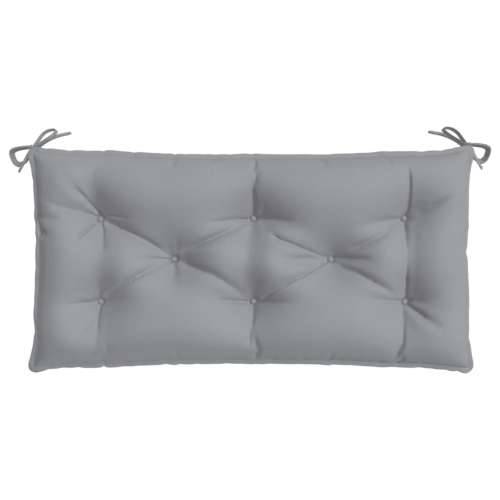 Jastuk za vrtnu klupu sivi 100 x 50 x 7 cm od tkanine Oxford Cijena