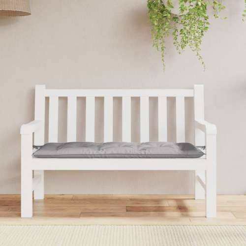 Jastuk za vrtnu klupu sivi 120 x 50 x 7 cm od tkanine Oxford Cijena