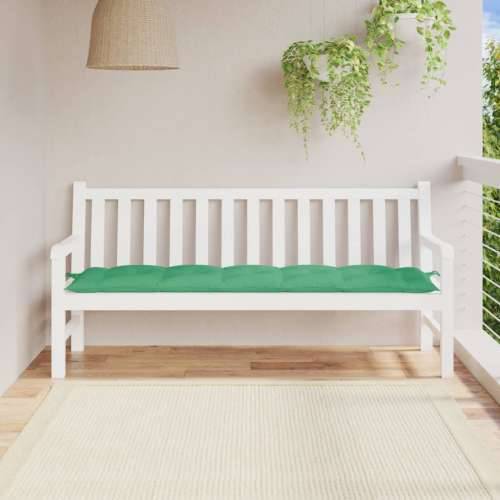 Jastuk za vrtnu klupu zeleni 180 x 50 x 7 cm od tkanine Oxford Cijena