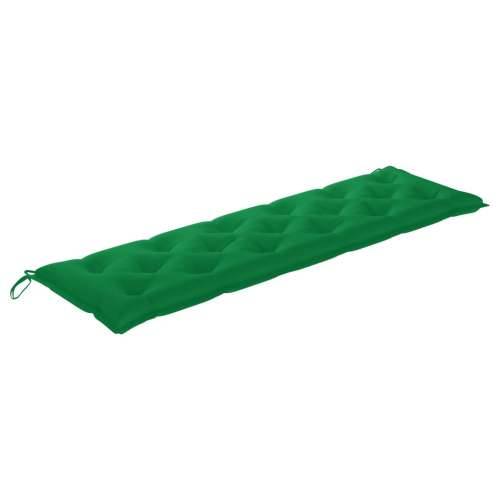 Jastuk za vrtnu klupu zeleni 180 x 50 x 7 cm od tkanine Cijena