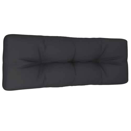 Jastuk za palete crni 120 x 40 x 12 cm od tkanine Cijena