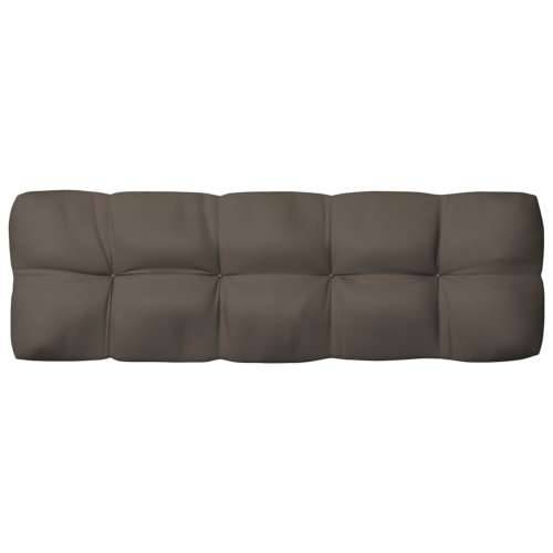 Jastuk za sofu od paleta smeđe-sivi 120 x 40 x 10 cm Cijena