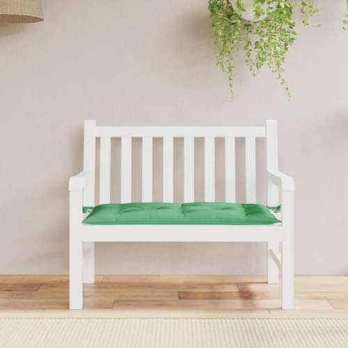 Jastuk za vrtnu klupu zeleni 100 x 50 x 7 cm od tkanine Oxford