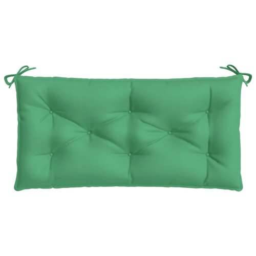 Jastuk za vrtnu klupu zeleni 100 x 50 x 7 cm od tkanine Oxford Cijena