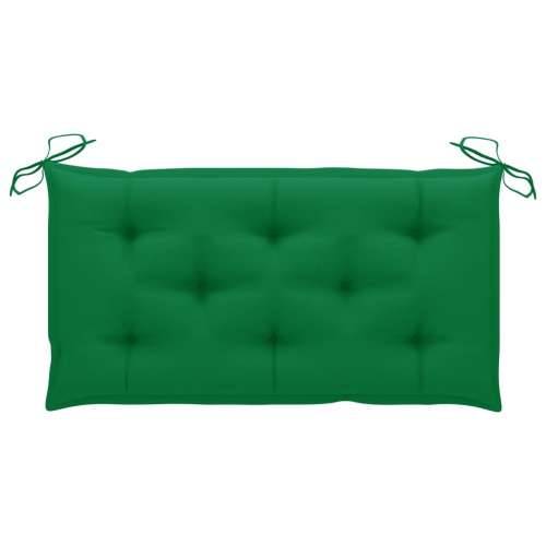 Jastuk za vrtnu klupu zeleni 100 x 50 x 7 cm od tkanine Cijena
