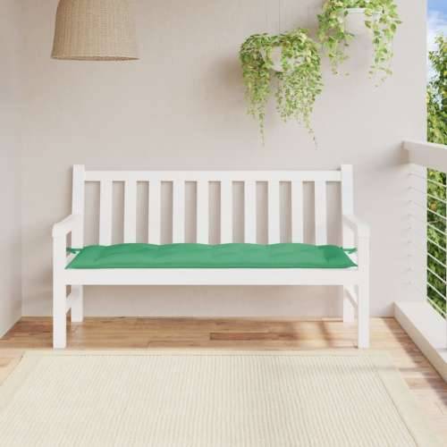 Jastuk za vrtnu klupu zeleni 150 x 50 x 7 cm od tkanine Oxford Cijena