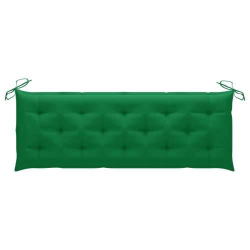 Jastuk za vrtnu klupu zeleni 150 x 50 x 7 cm od tkanine Cijena