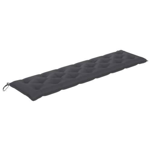 Jastuk za vrtnu klupu antracit 200 x 50 x 7 cm tkanina Oxford Cijena