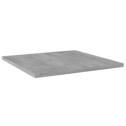 Police za knjige 8 kom siva boja betona 40x40x1,5 cm od iverice Cijena