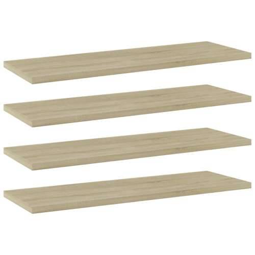Police za knjige 4 kom boja hrasta sonome 60x20x1,5 cm iverica - sonoma hrast 60 x 20 x 1.5 cm 4 Cijena