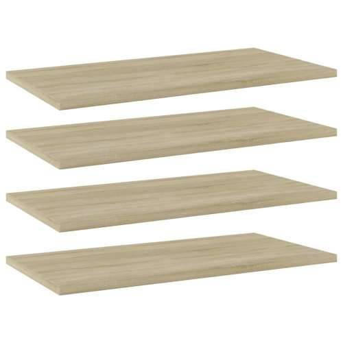 Police za knjige 4 kom boja hrasta sonome 60x30x1,5 cm iverica - sonoma hrast 60 x 30 x 1.5 cm 4 Cijena