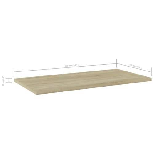 Police za knjige 4 kom boja hrasta sonome 60x30x1,5 cm iverica - sonoma hrast 60 x 30 x 1.5 cm 4 Cijena