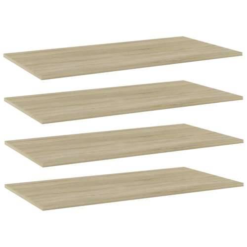 Police za knjige 4 kom boja hrasta sonome 80x20x1,5 cm iverica - sonoma hrast 80 x 20 x 1.5 cm 4 Cijena