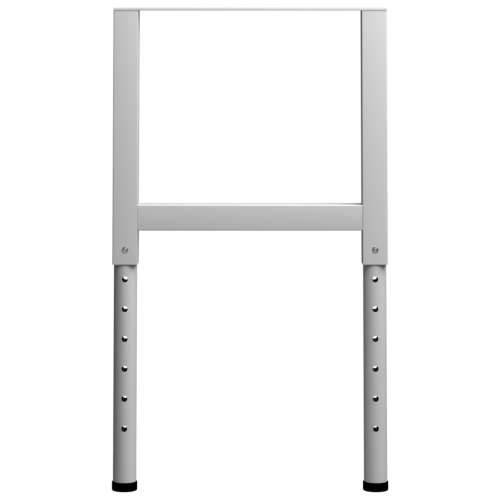 Okviri za radni stol 2 kom metalni 55 x (69 - 95,5) cm sivi Cijena