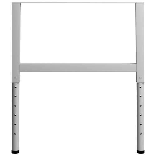 Okviri za radni stol 2 kom metalni 85 x (69 - 95,5) cm sivi Cijena