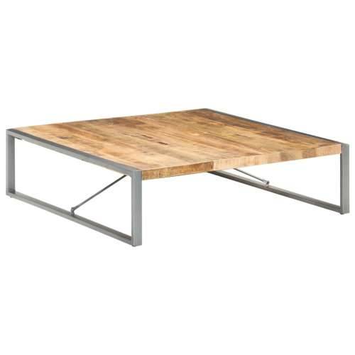 Stolić za kavu 140 x 140 x 40 cm od grubog drva manga - Siva 140 x 140 x 40 cm 1 grubo drvo manga Cijena